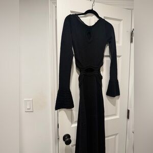 NWOT Significant Other Saoirse Maxi Dress Black Size 2
